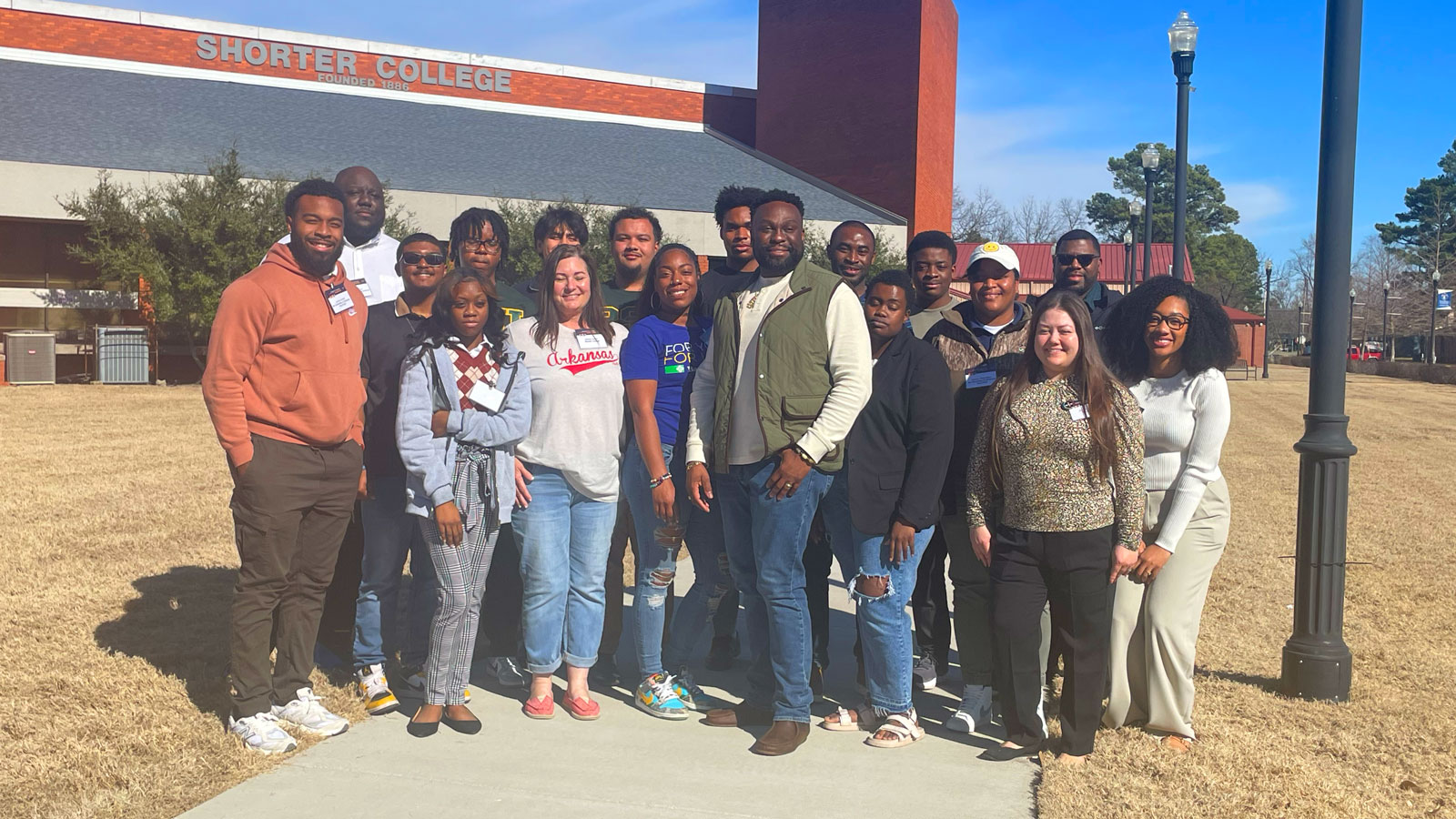 Arkansas Hackathon group photo.