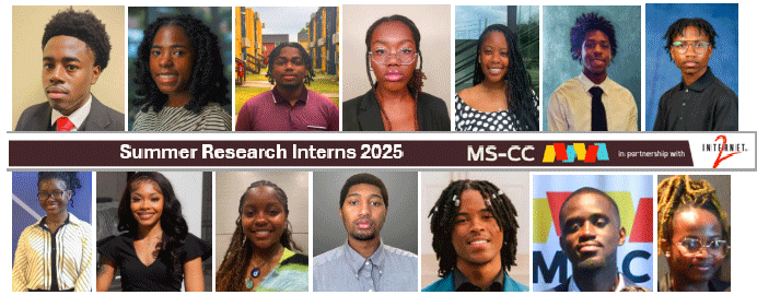 Collage of MS-CC Summer Interns.