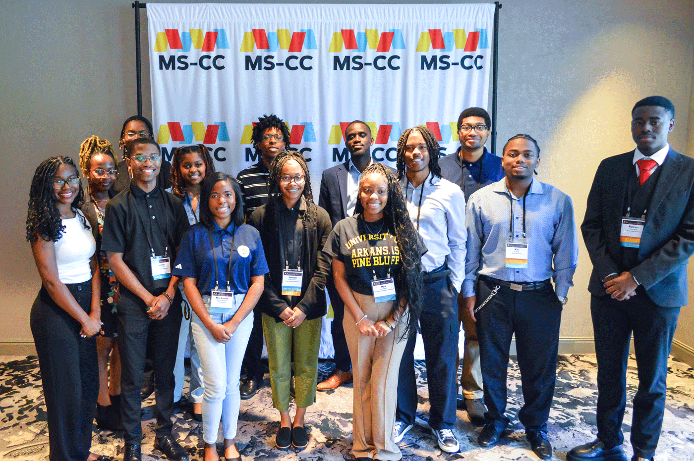 Group photo of MS-CC summer interns.